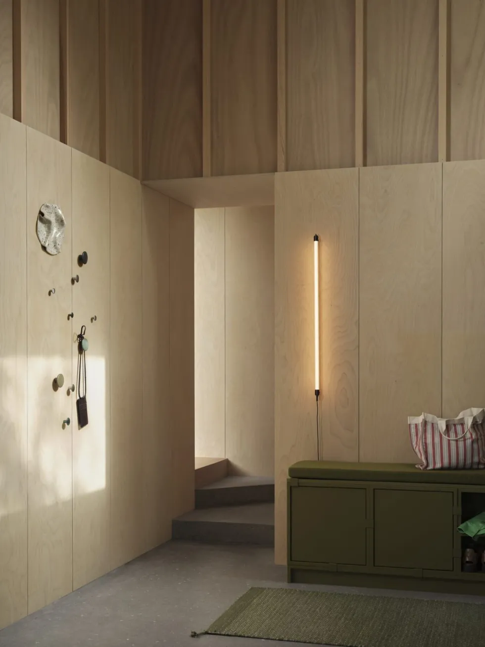 Stacked hallförvaring – konfiguration 4