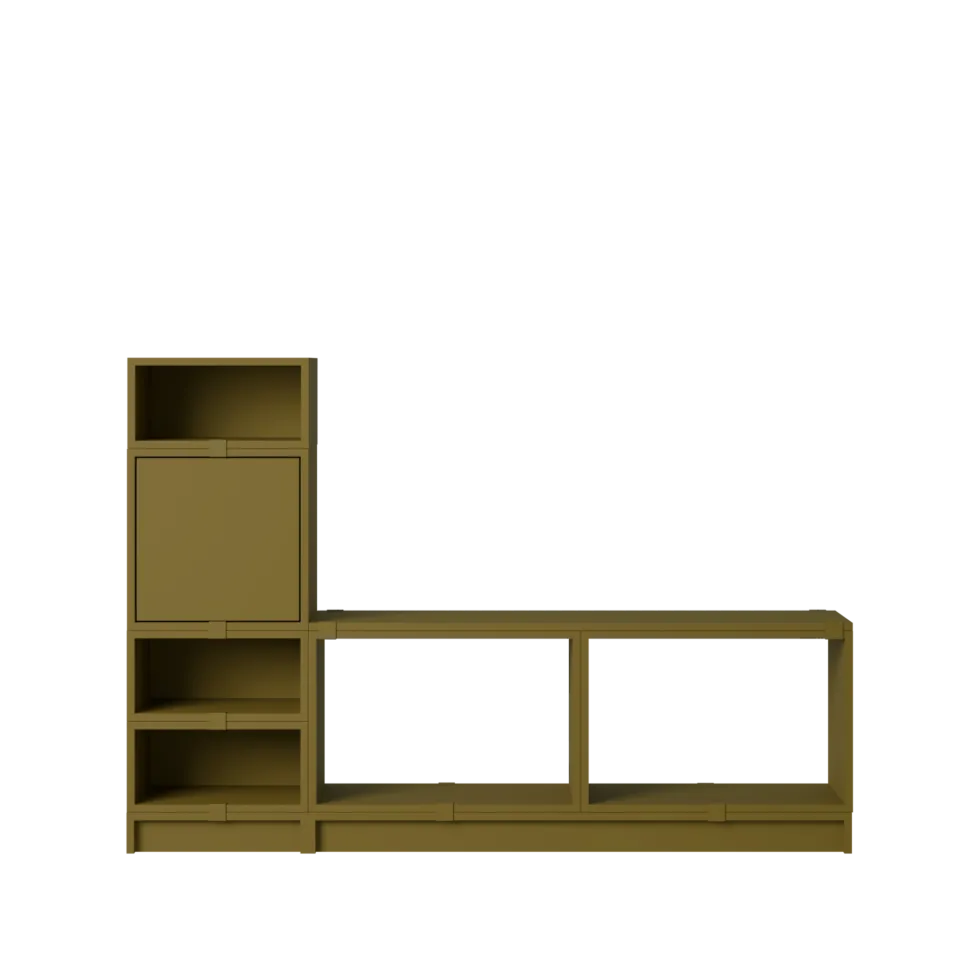 Stacked hallförvaring – konfiguration 1