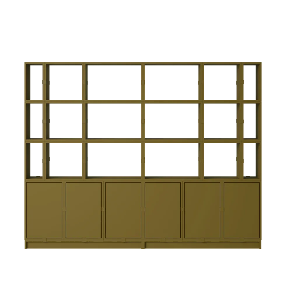 Stacked kontorsförvaring – konfiguration 2