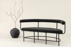 Stallhagen Kökssoffa 51 x 75 x 165 Black