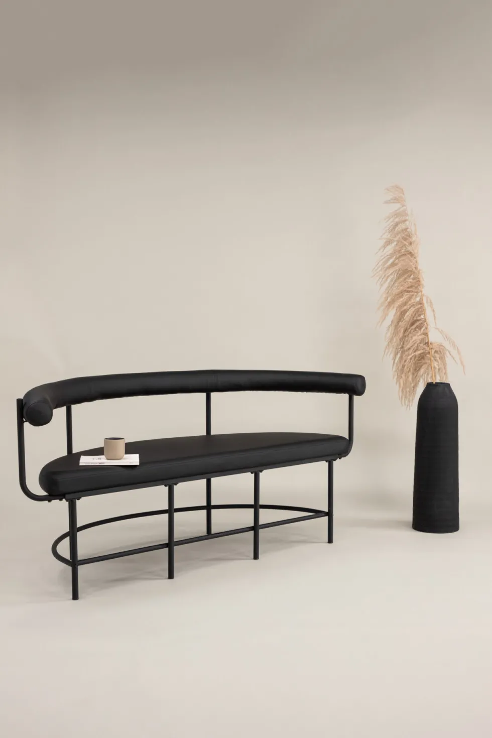 Stallhagen Kökssoffa 51 x 75 x 165 Black
