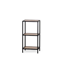 STEEL Hylla 76 cm svart metall utan hyllplan