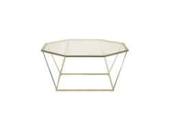 Österlen Soffbord 100 x 100 Gold