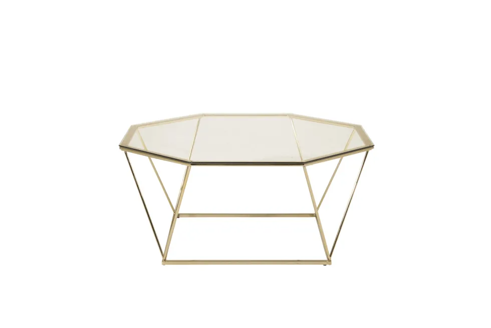 Österlen Soffbord 100 x 100 Gold