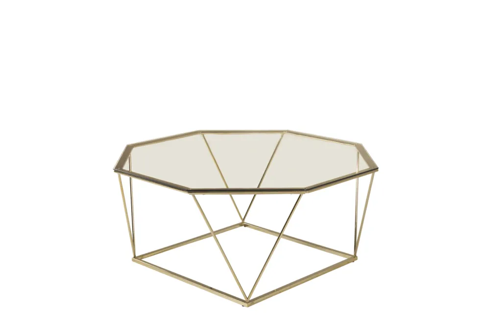 Österlen Soffbord 100 x 100 Gold