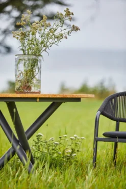 Stol Hillerstorp Ekeryd 4-pack Antracitgrå