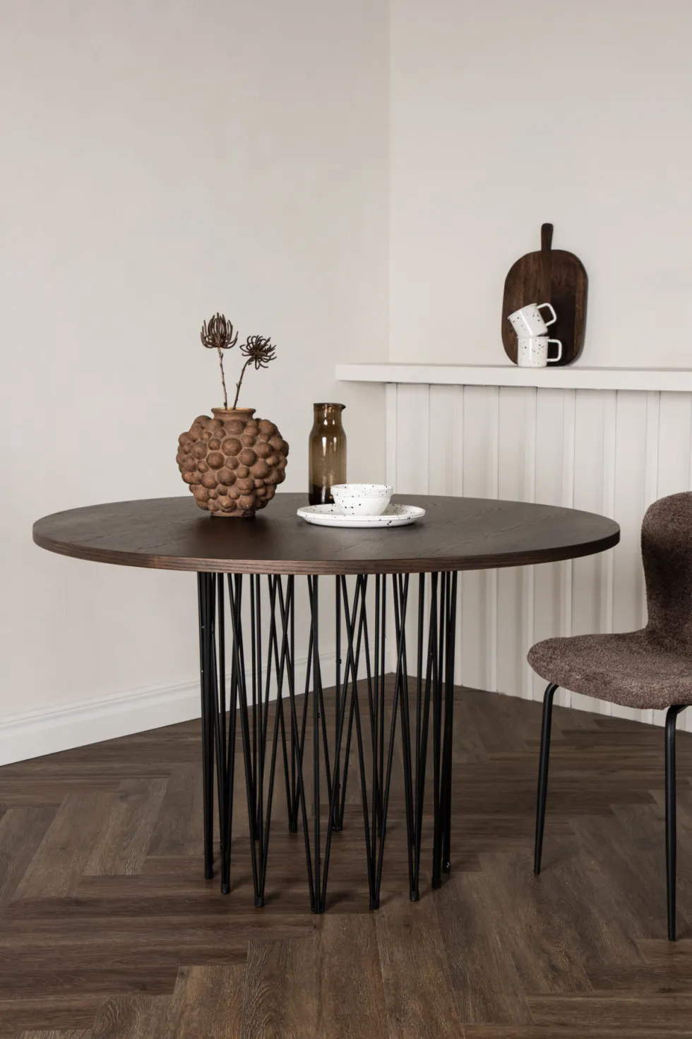 Stone Runda Matbord ⌀120 Mocca