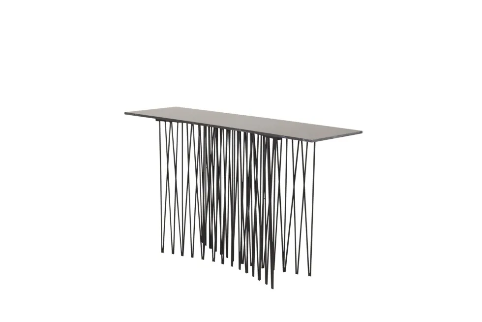 Stone Sidobord 130 x 37 Black