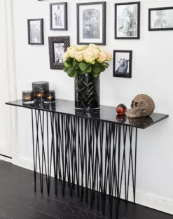 Stone Sidobord 130 x 37 Black