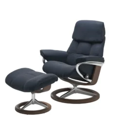 Stressless® Ruby fåtölj & pall signature