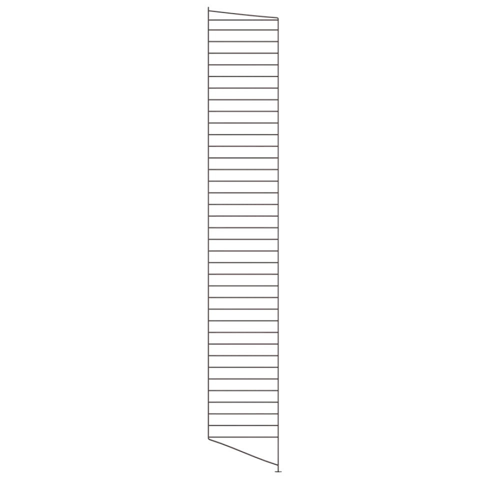 String Golvgavel 200 × 30 cm Mörkbrun