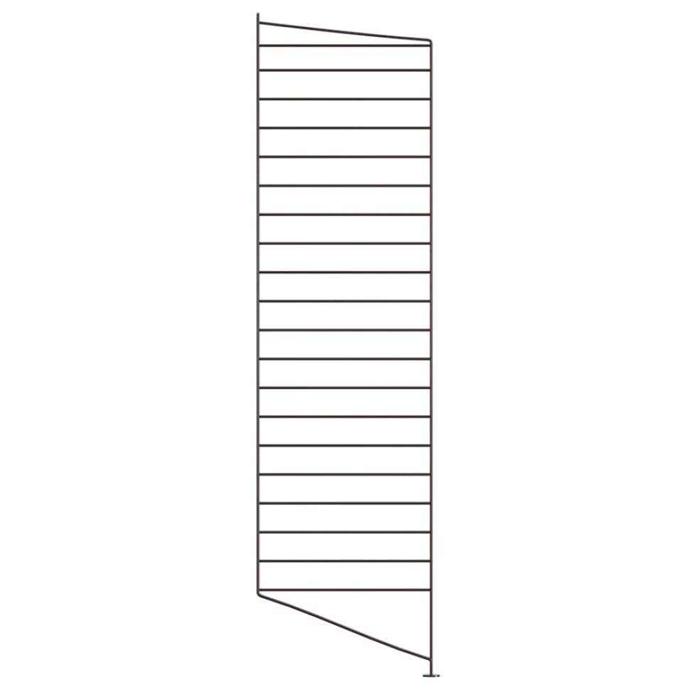 String Golvgavel 115 × 30 cm Mörkbrun