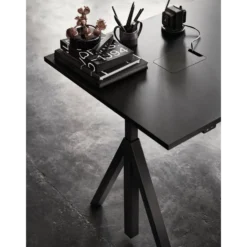 String Höj- och sänkbart konferensbord 360×90 Svart