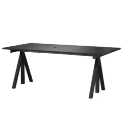 String Höj- och sänkbart skrivbord 180×90 Svart