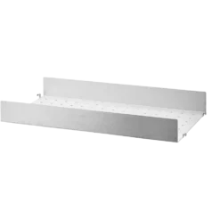 String metallhyllplan galvaniserad 58×30 hög kant