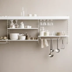 String metallhyllplan 78×30 hög kant