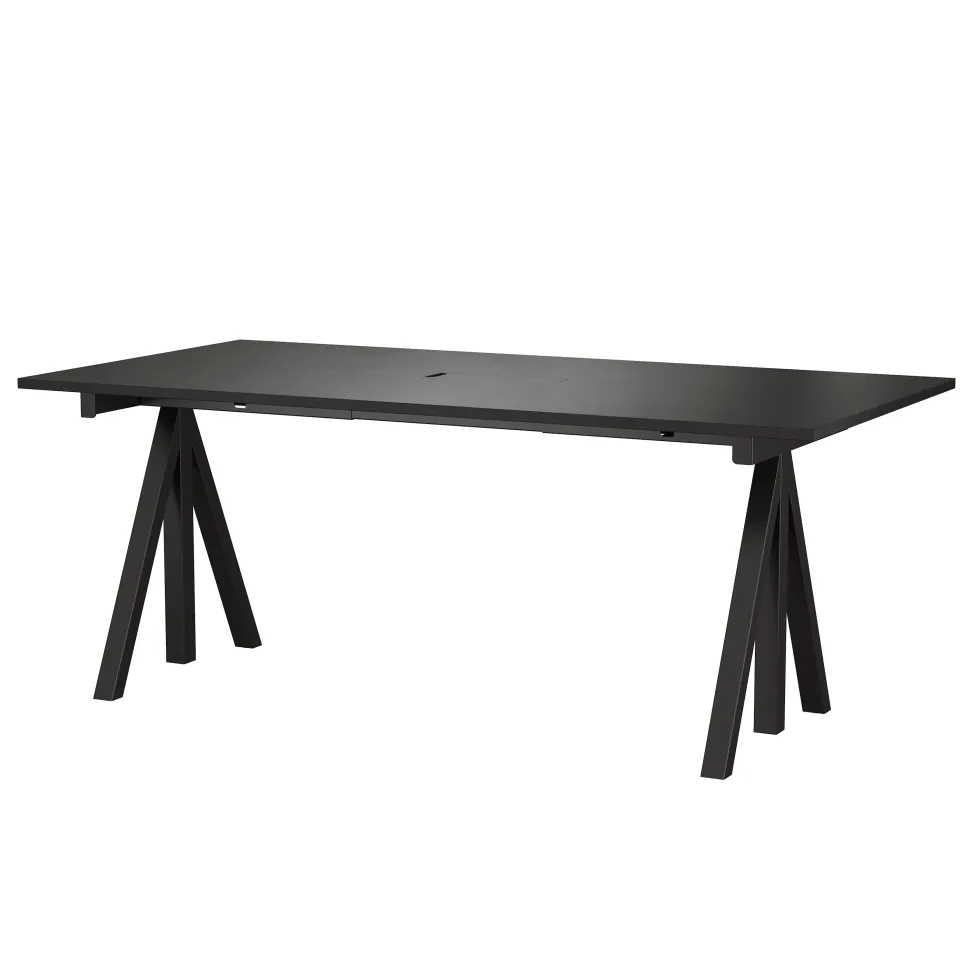 String Skrivbord 180×90 Svart