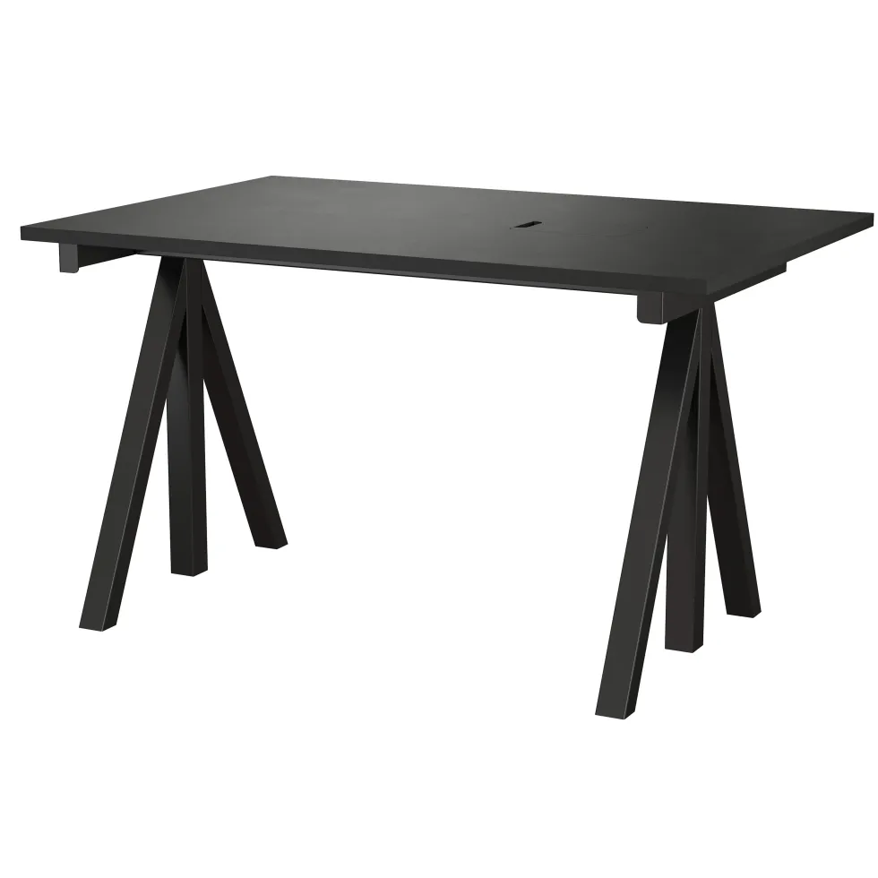 String Skrivbord 120×78 Svart