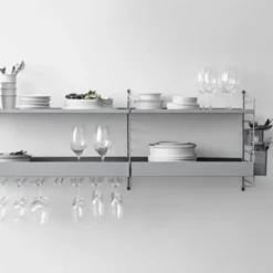 String väggavel 75×30 grå