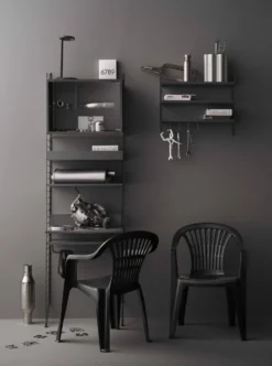 String väggavel 75×30 mörkgrå