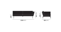 Suita Sofa 3-Seater Classic – Utställningsexemplar