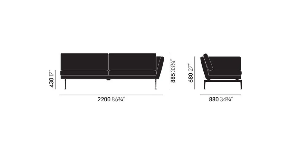 Suita Sofa 3-Seater Classic – Utställningsexemplar