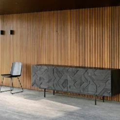 Teak Graphic sideboard