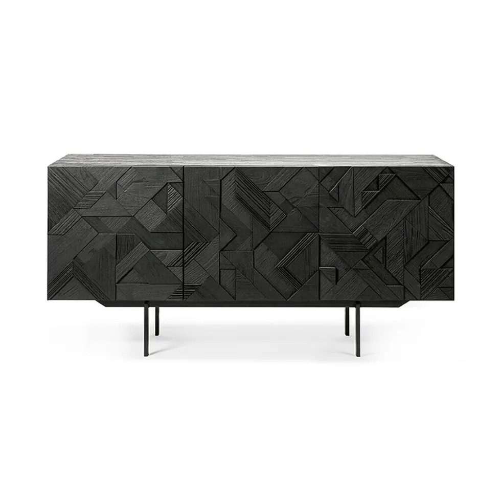 Teak Graphic sideboard