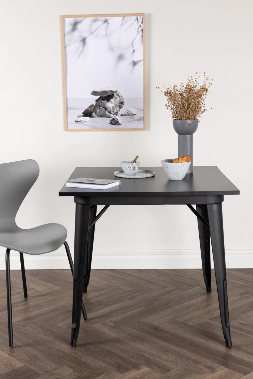 Tempe Rektangulära Matbord 80 x 80 Black