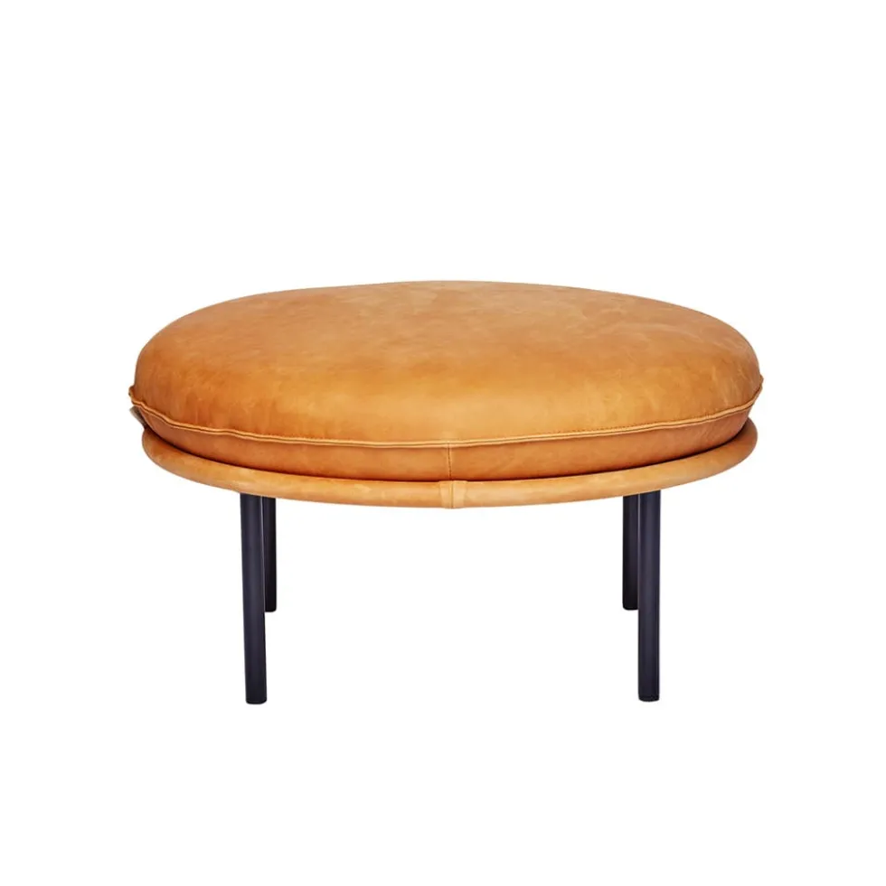 Tiki rund ottoman