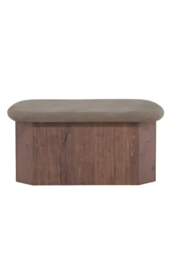 Todd Ottoman 59 x 42 x 88 Brown