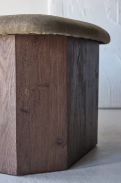 Todd Ottoman 59 x 42 x 88 Brown
