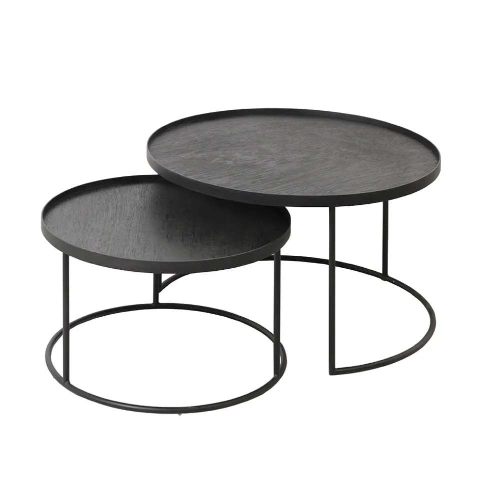 Tray coffee table set