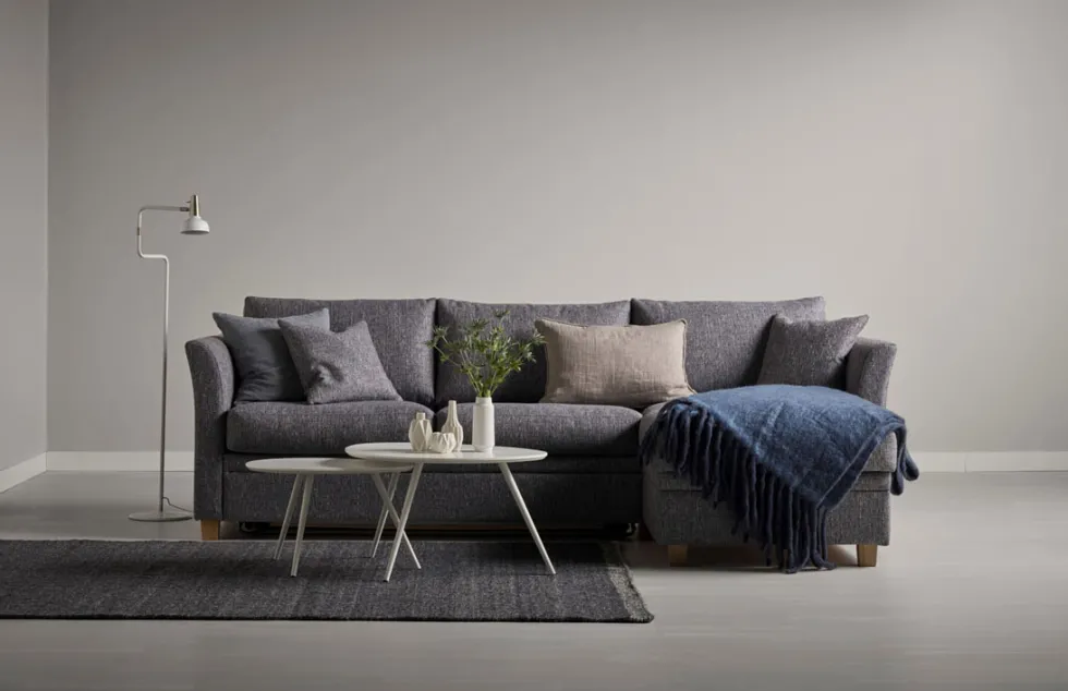 Trio soffbord i MDF vit eller sandgrå 65cm