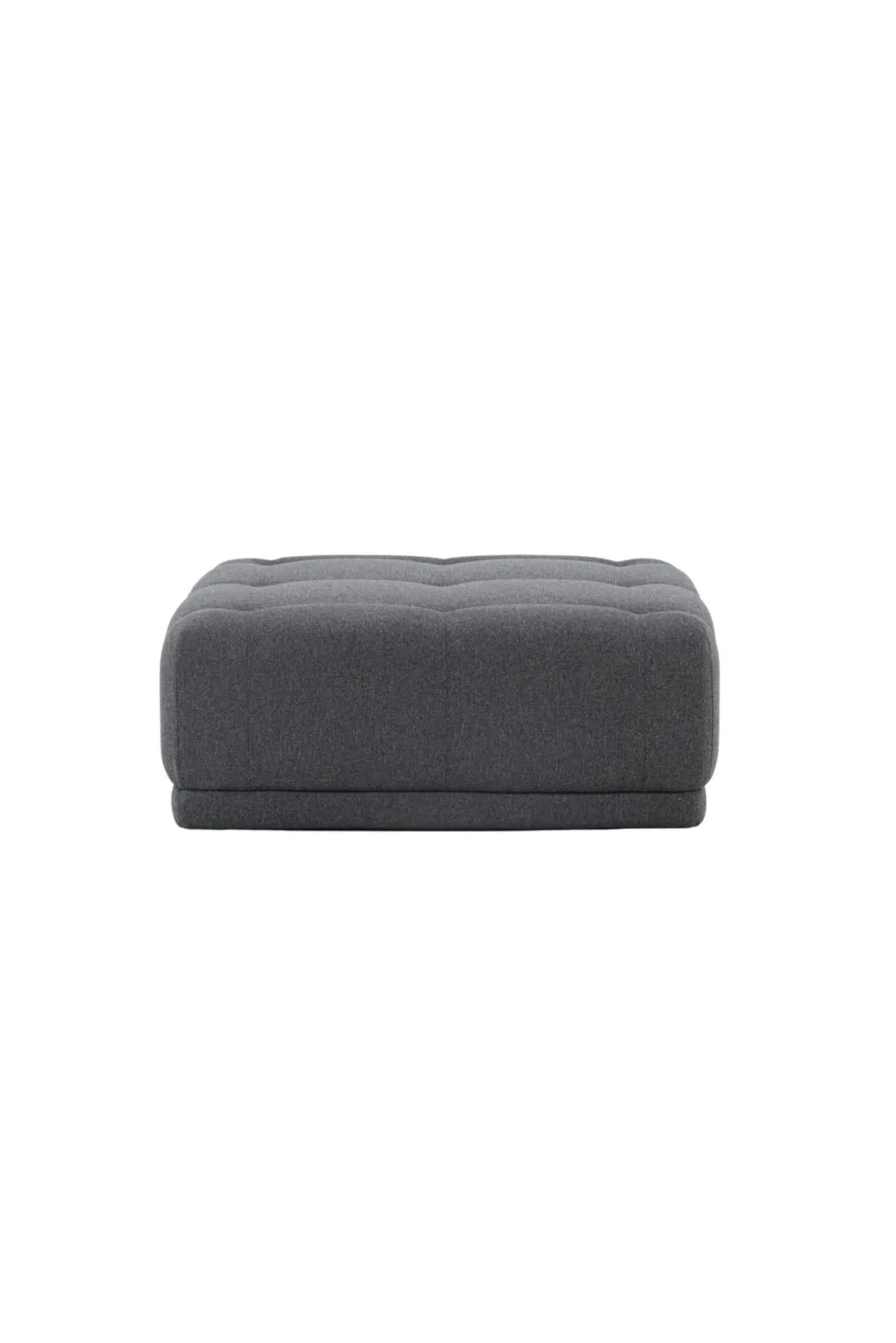 Turin Puff 100 x 40 x 100 Dark Grey