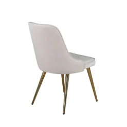 Velvet Deluxe Matstolar Beige
