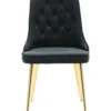 Velvet Deluxe Matstolar Black