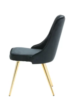 Velvet Deluxe Matstolar Black