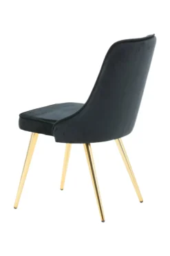Velvet Deluxe Matstolar Black