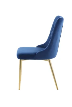 Velvet Deluxe Matstolar Blue