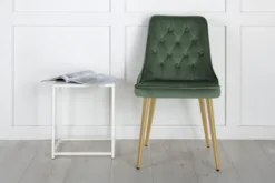 Velvet Deluxe Matstolar Green