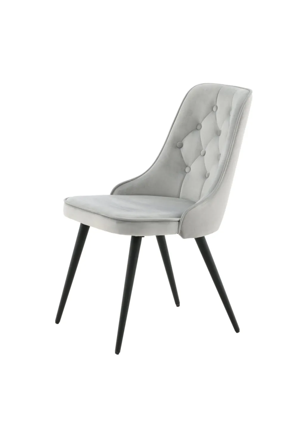 Velvet Deluxe Matstolar Light Grey