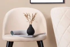Velvet Matstolar Beige