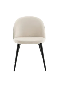 Velvet Matstolar Beige