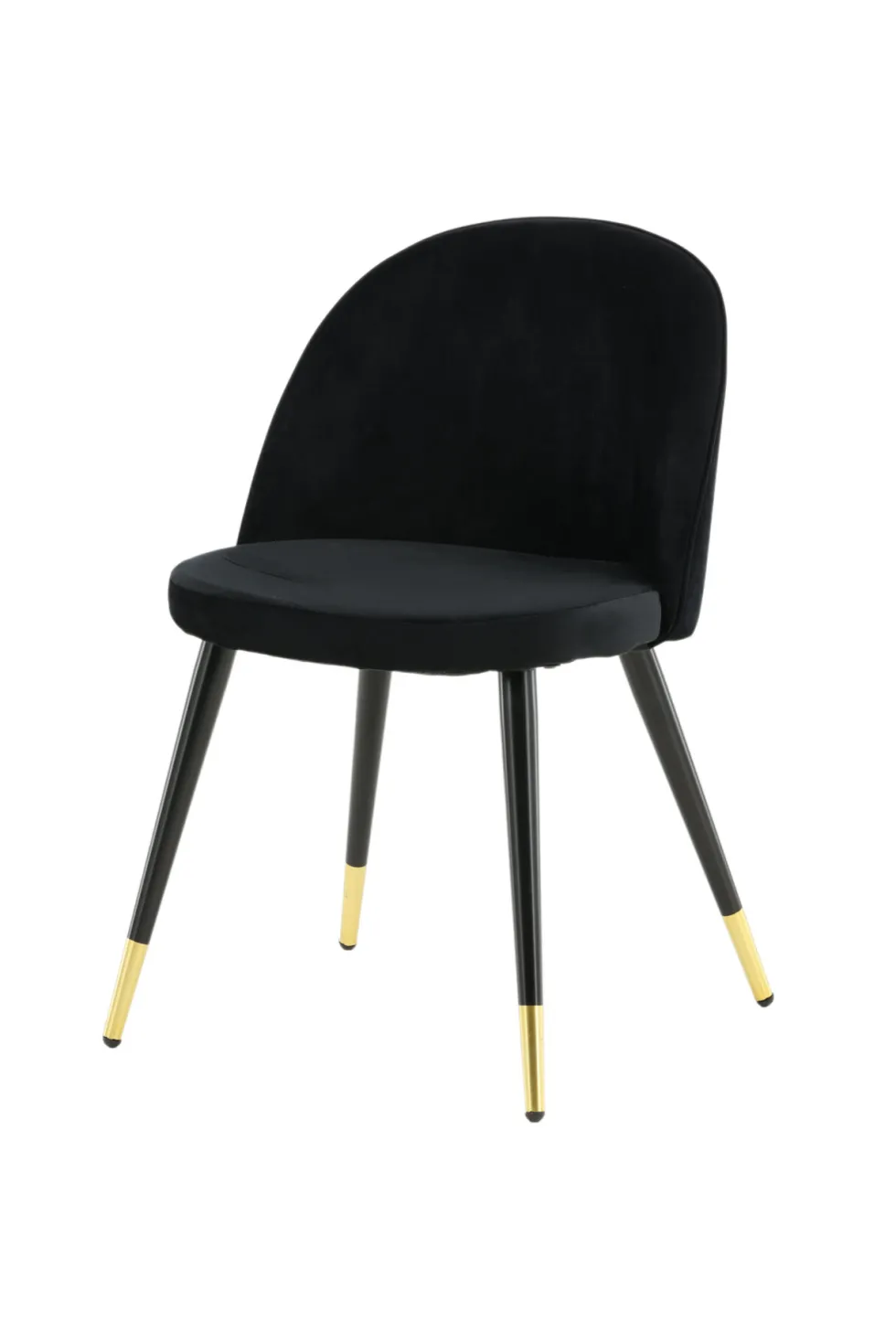 Velvet Matstolar Black