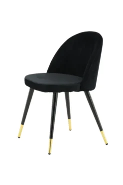 Velvet Matstolar Black