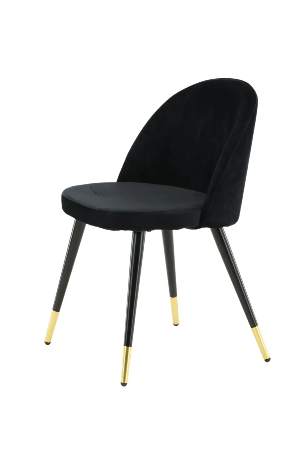 Velvet Matstolar Black