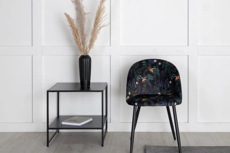 Velvet Matstolar Black
