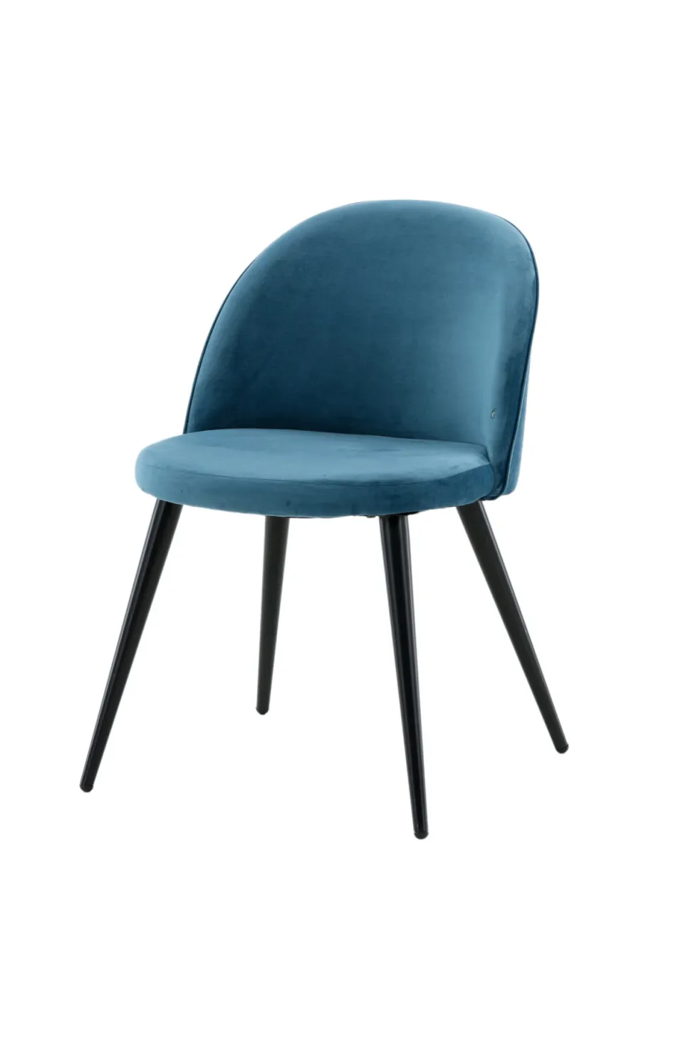 Velvet Matstolar Blue