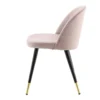 Velvet Matstolar Dammig rosa
